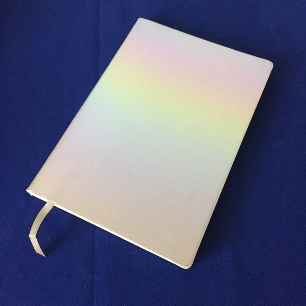 Iridescent Vegan Leather Notebook